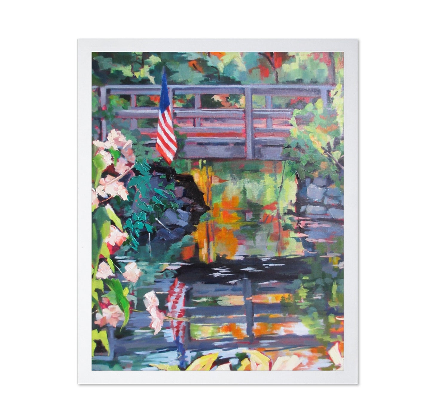 Summer Bridge Reflections