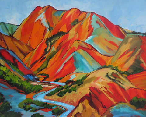 Painted Canyon Peaks