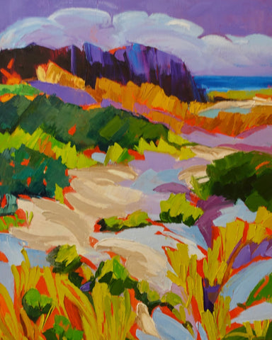 Colorful Coastal Dunes