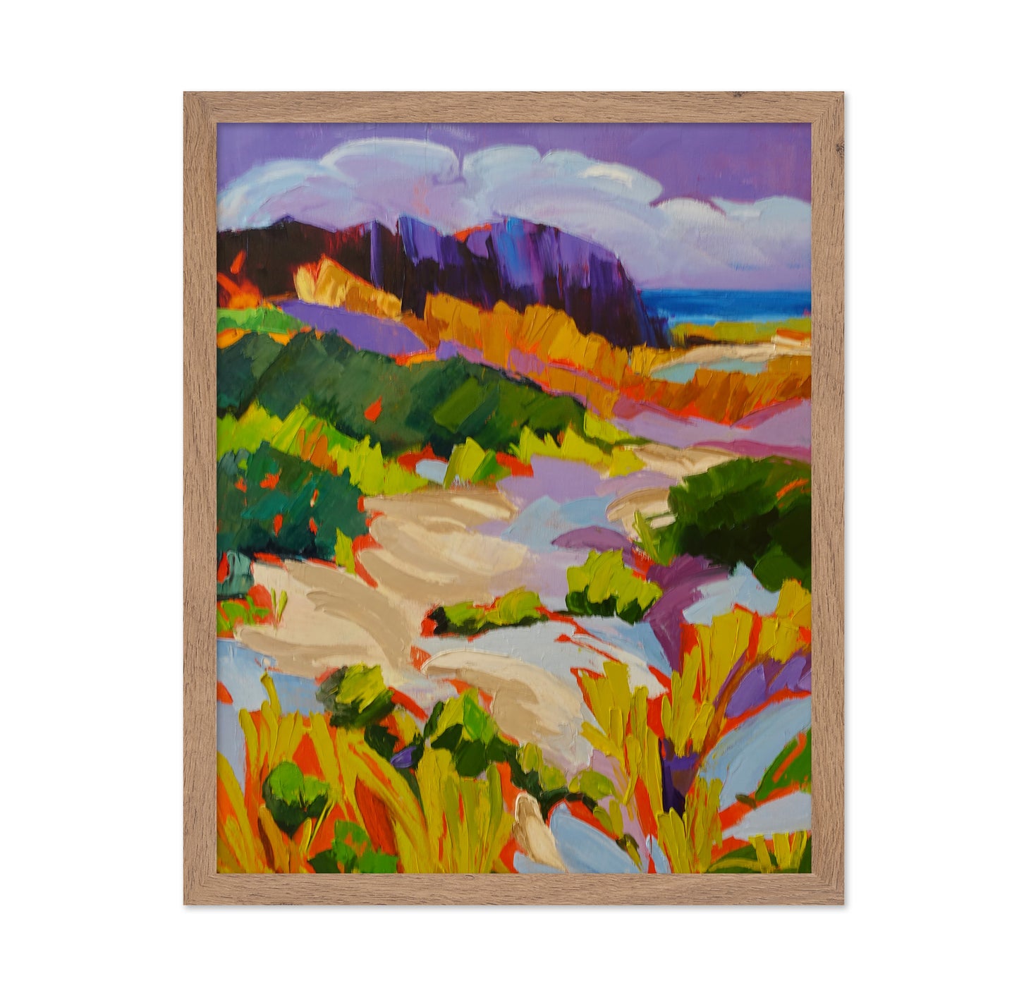 Colorful Coastal Dunes