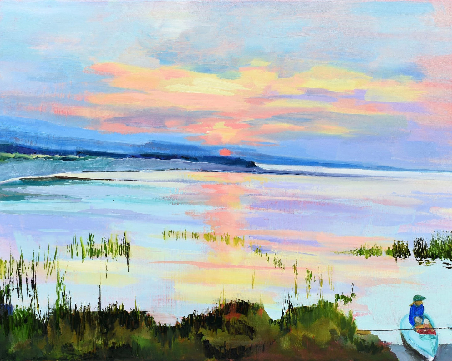Bay Sunset Reflection