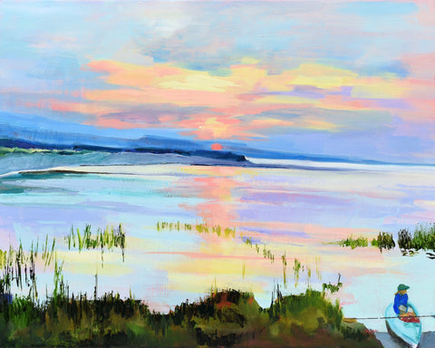 Bay Sunset Reflection