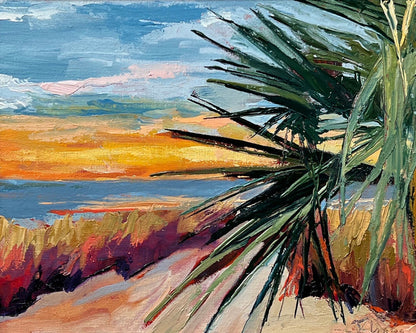 Coastal Palm Sunset