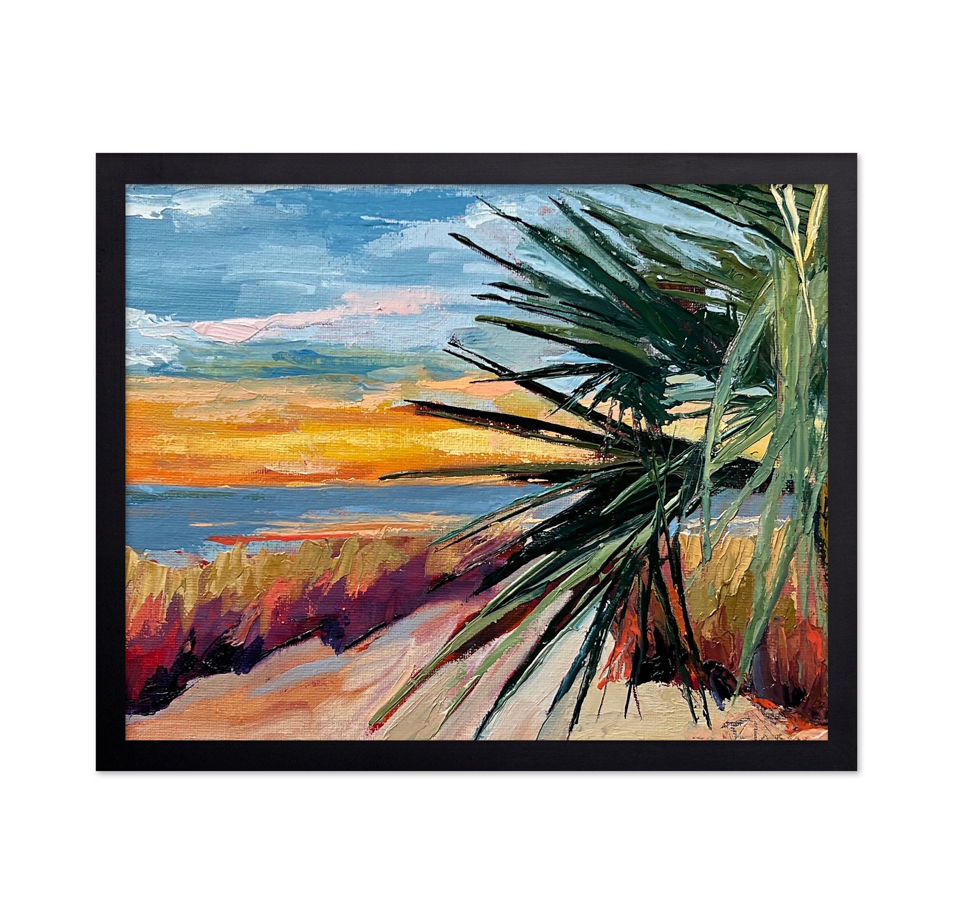 Coastal Palm Sunset