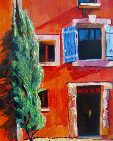 Sunlit Mediterranean Door