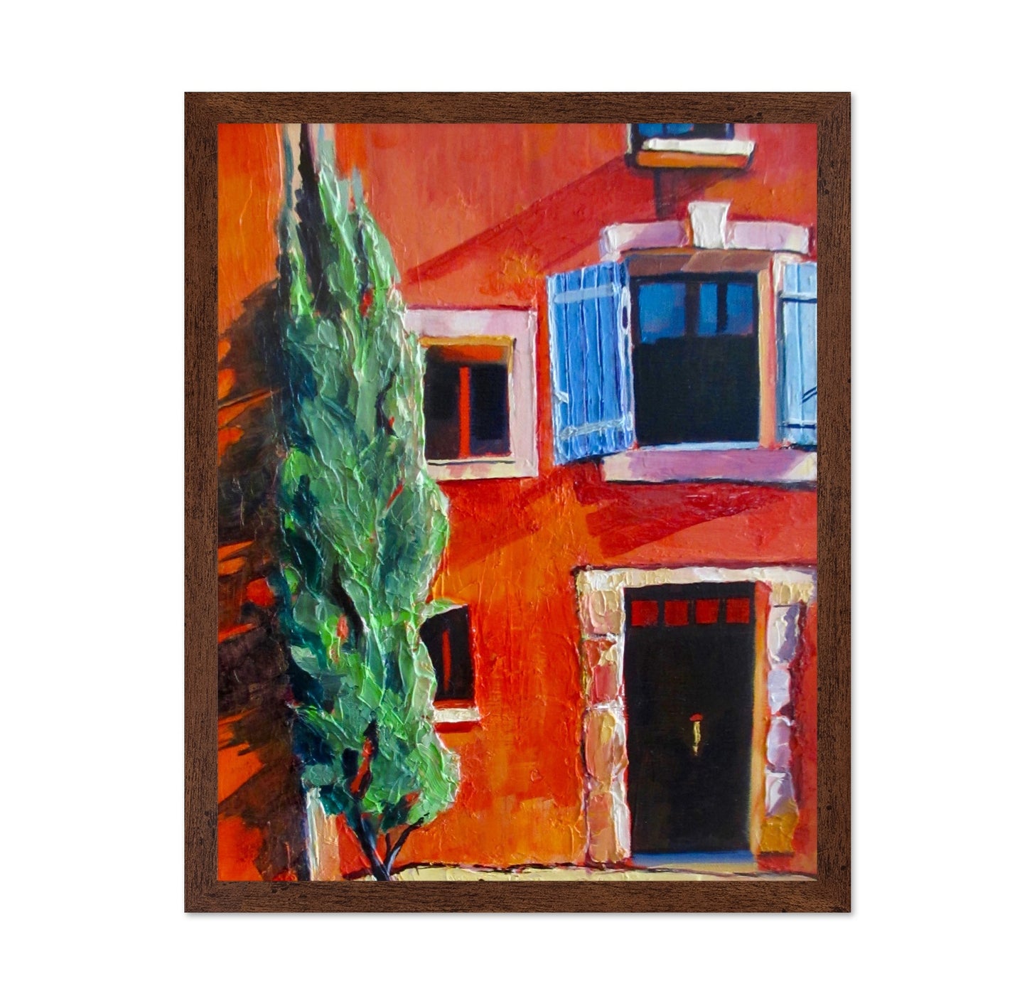 Sunlit Mediterranean Door