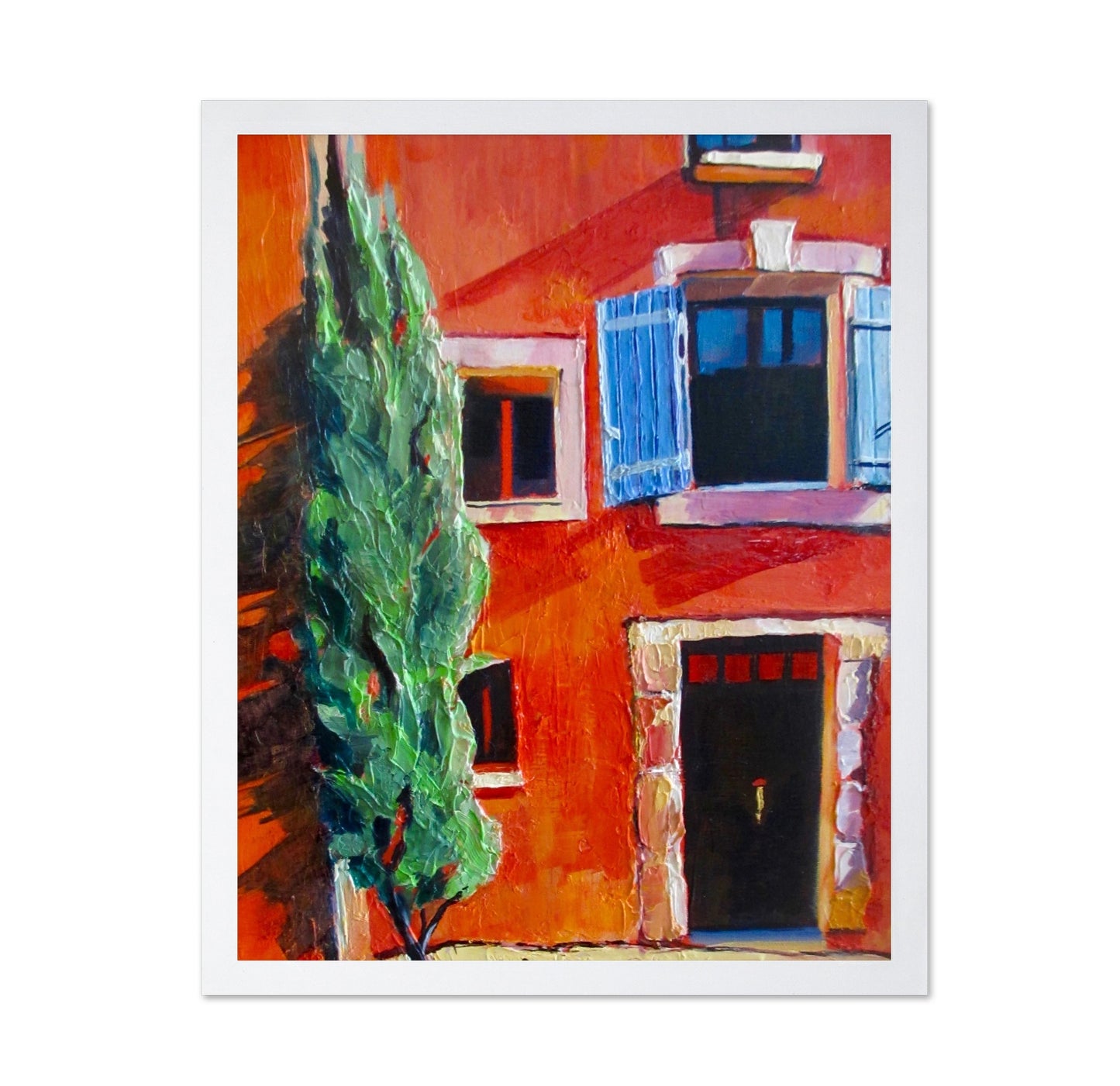 Sunlit Mediterranean Door