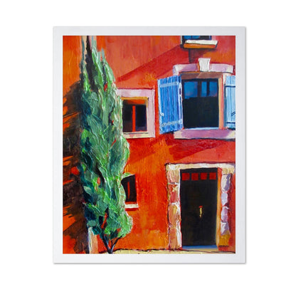 Sunlit Mediterranean Door