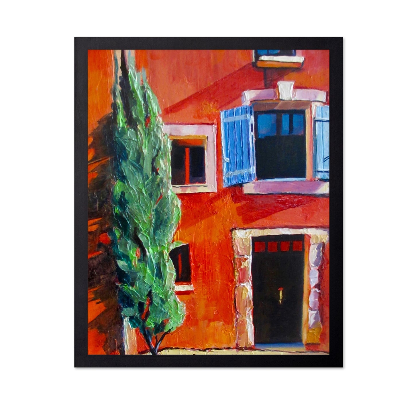 Sunlit Mediterranean Door
