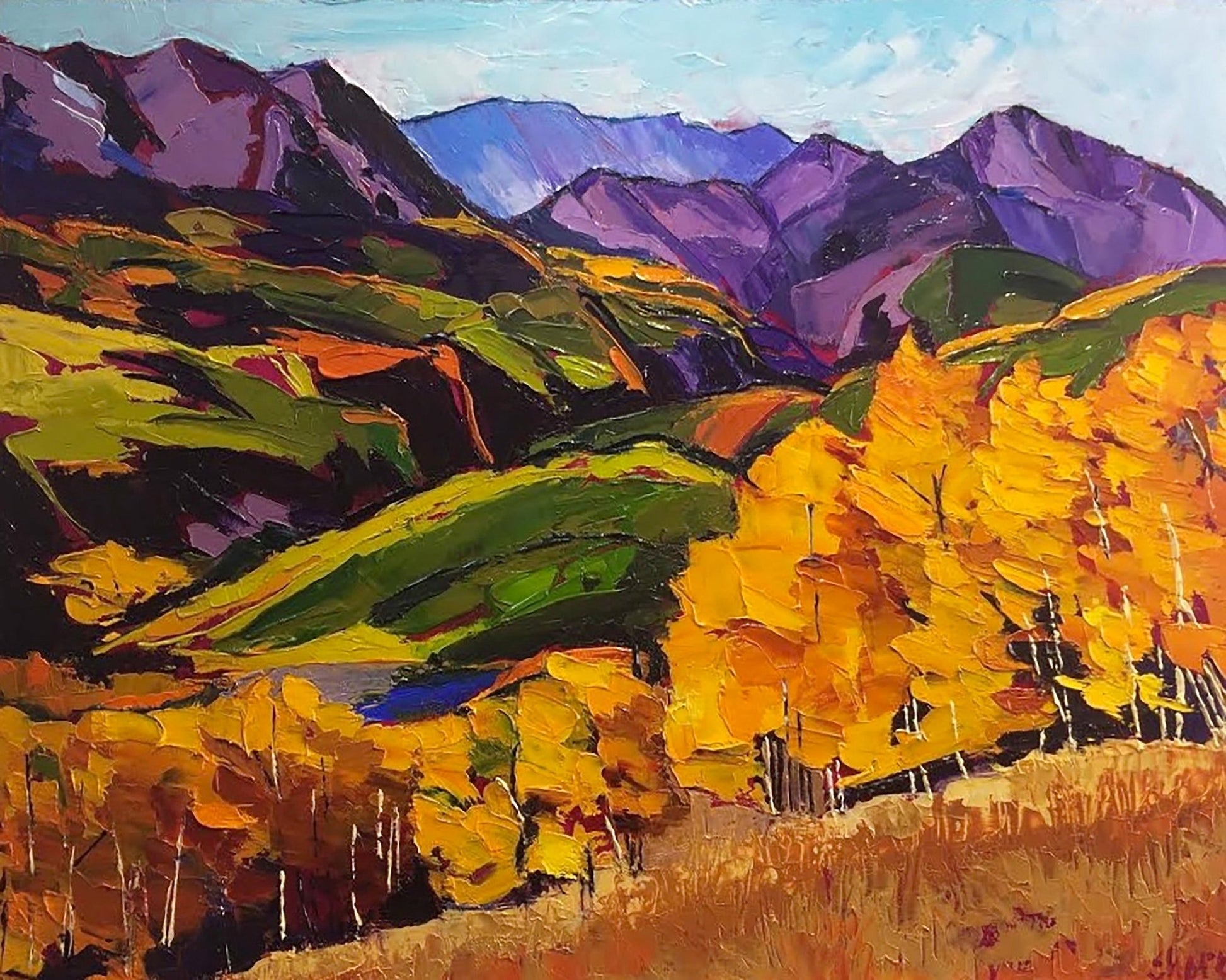 Golden Cottonwood Hills