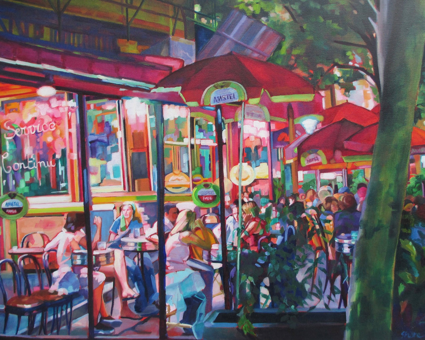 Paris Caf� Evening
