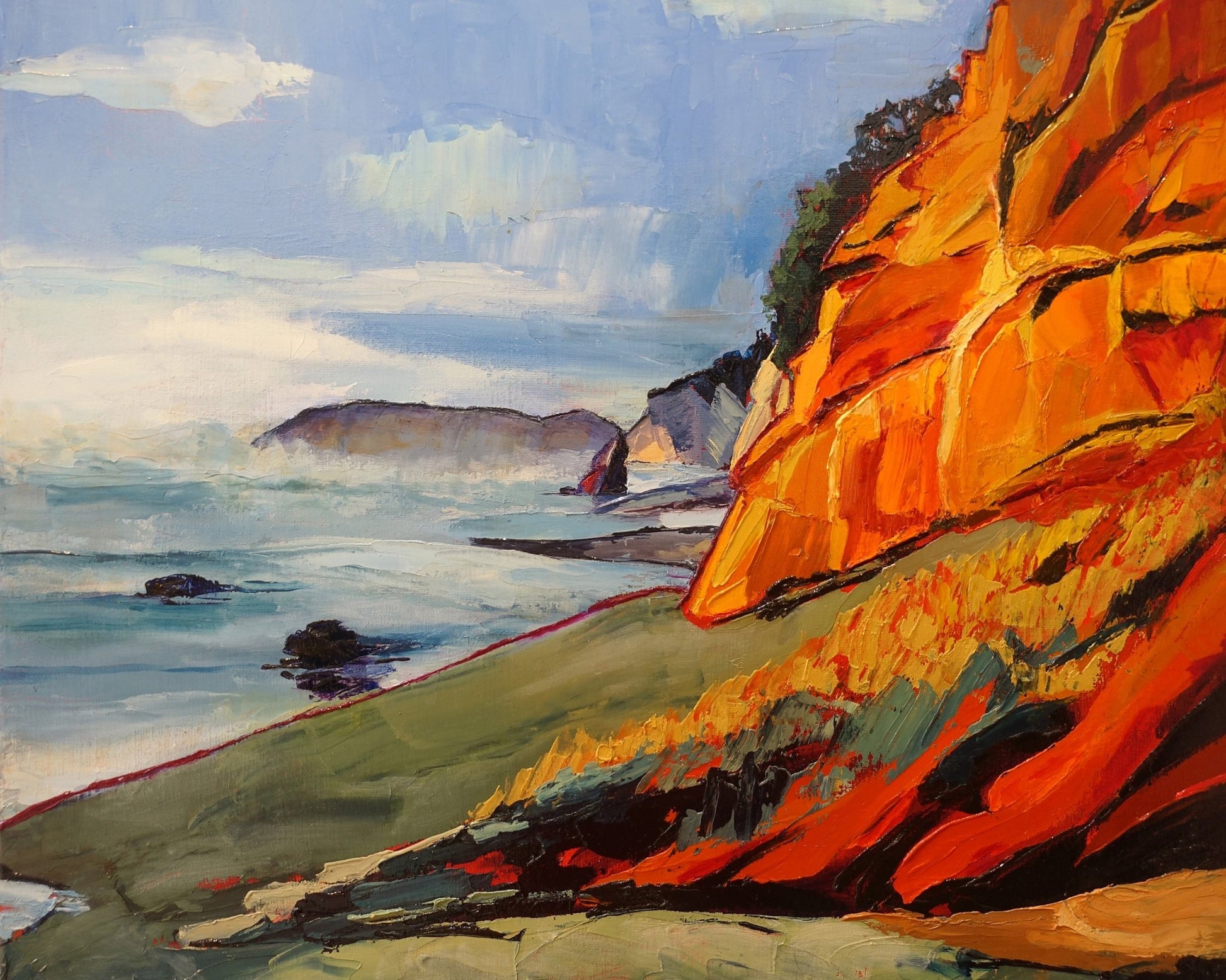 Oregon Coastal Cliffs No1