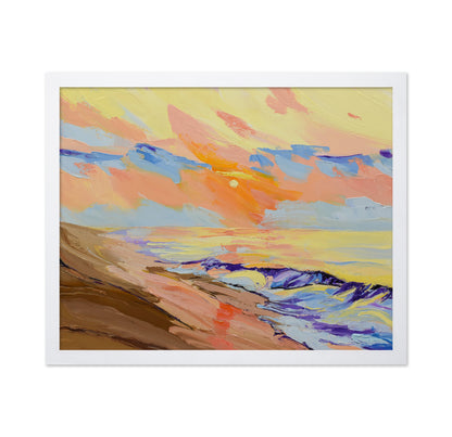 Pastel Beach Sunset