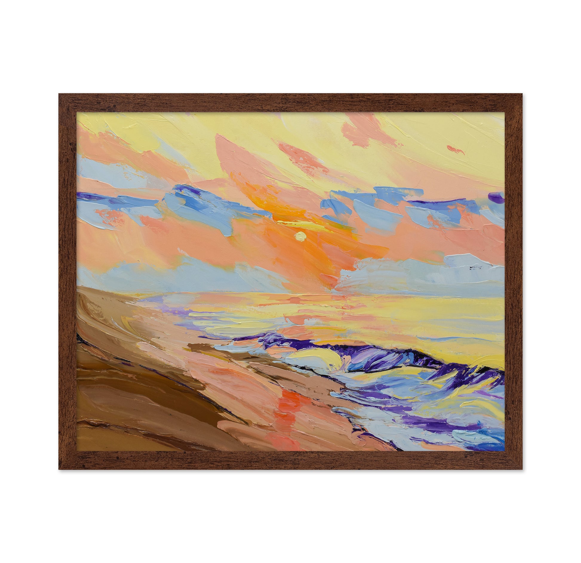 Pastel Beach Sunset