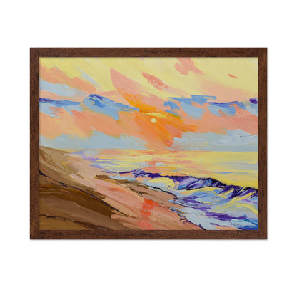 Pastel Beach Sunset