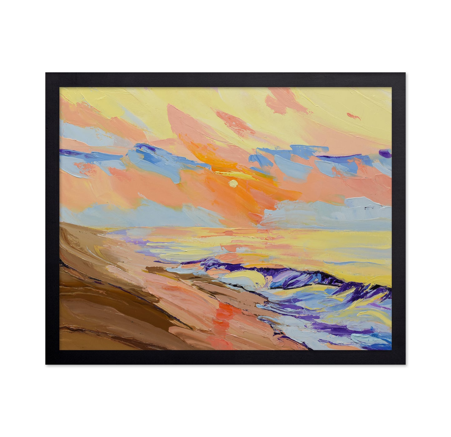 Pastel Beach Sunset