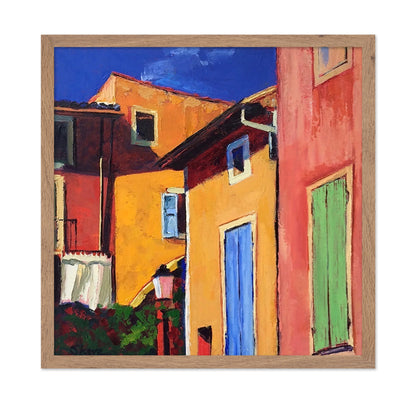 Colorful Village Houses