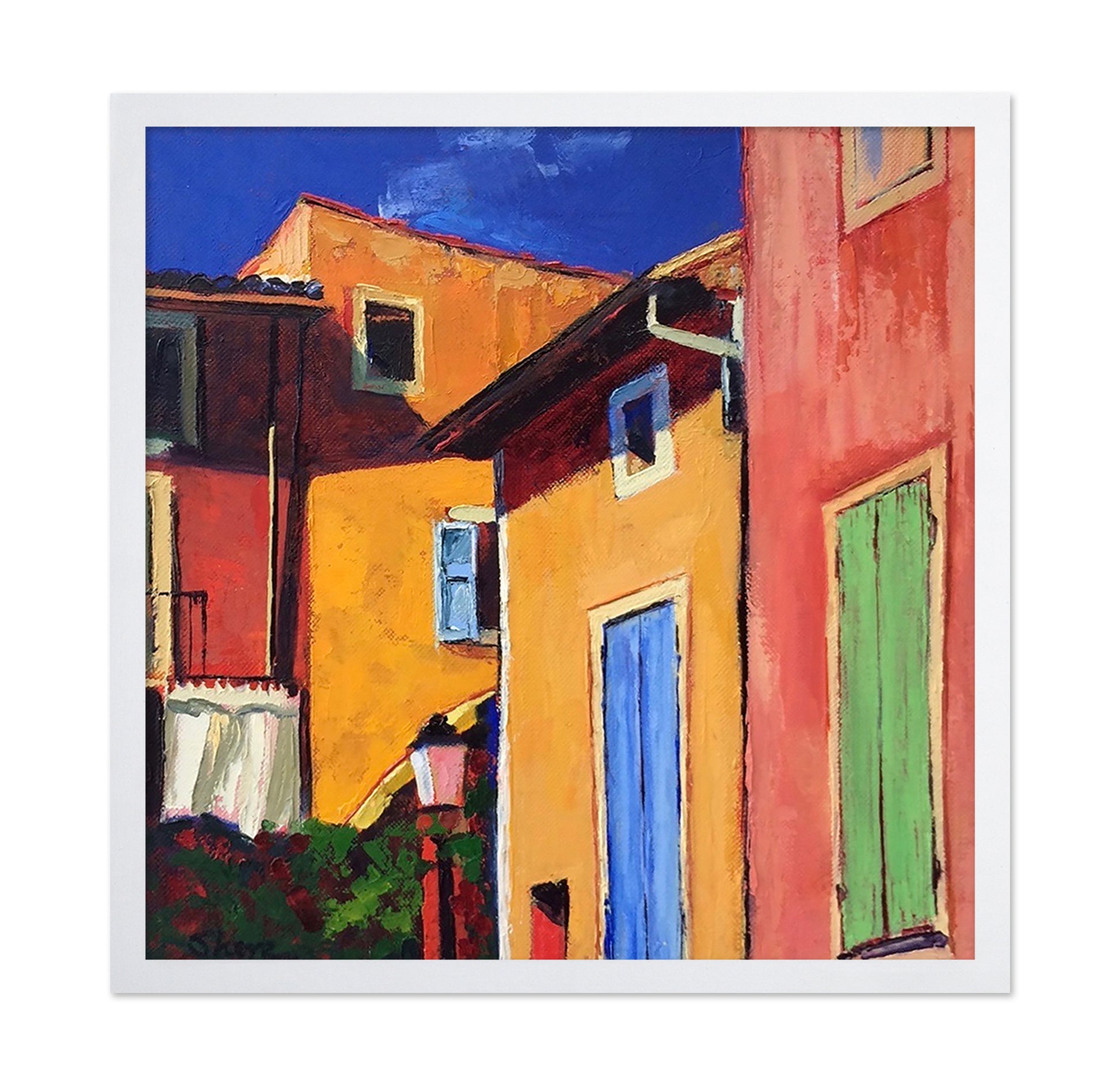 Colorful Village Houses