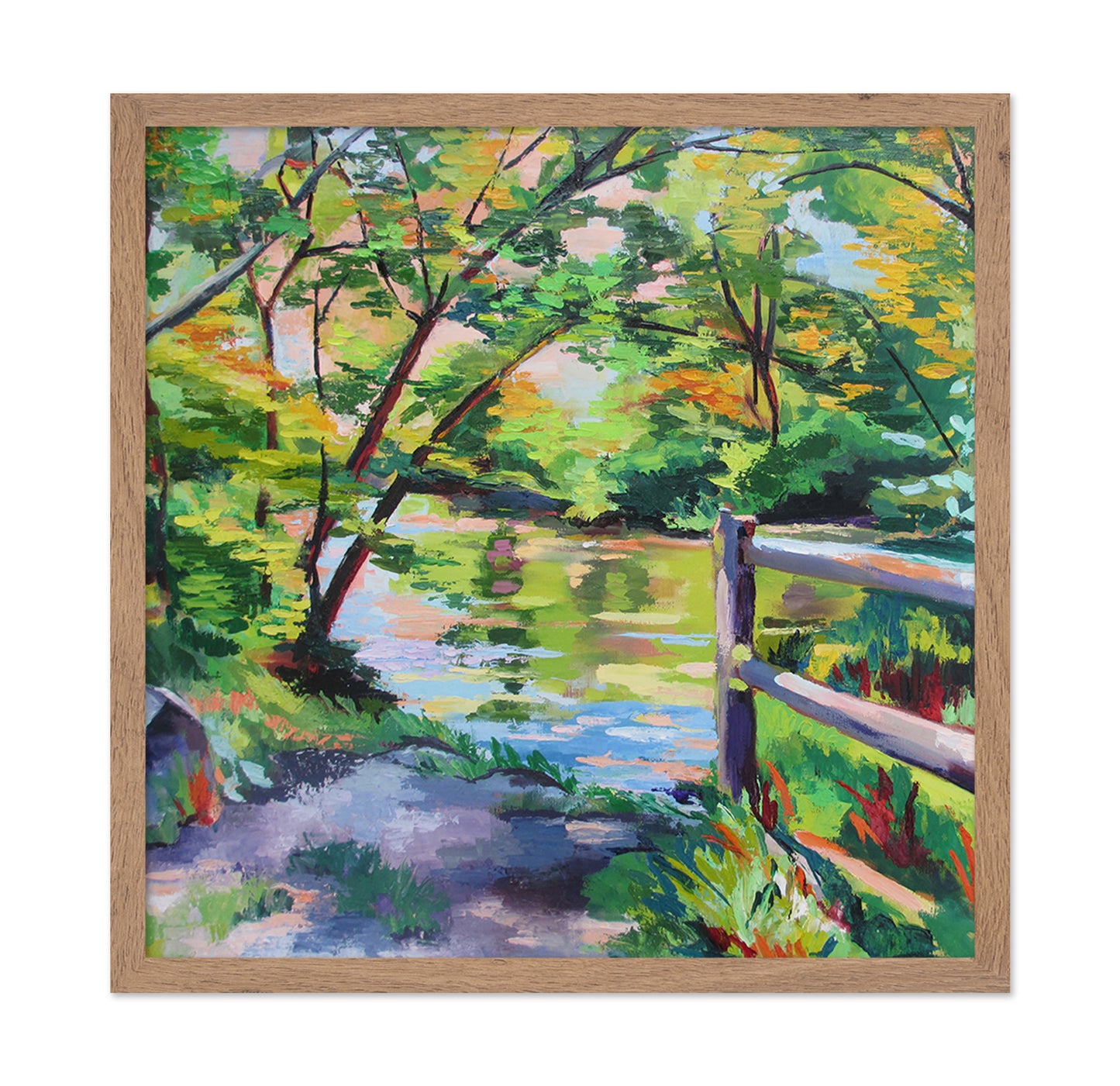Sunlit Garden Path
