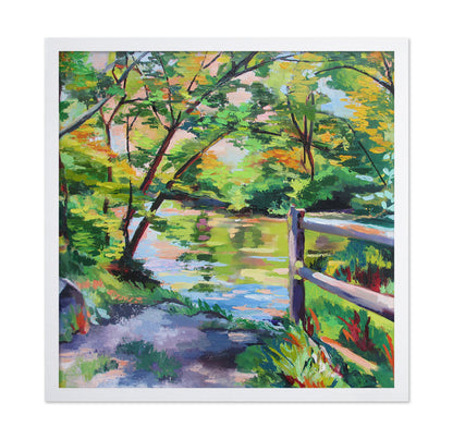 Sunlit Garden Path