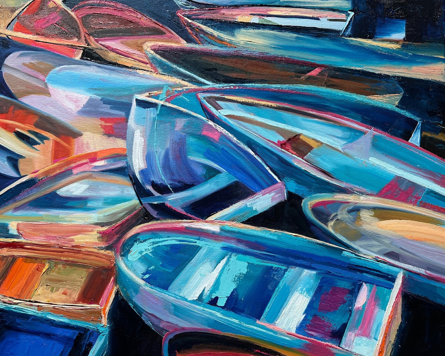 Colorful Boat Cluster