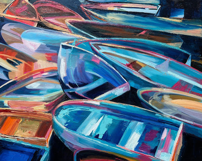 Colorful Boat Cluster