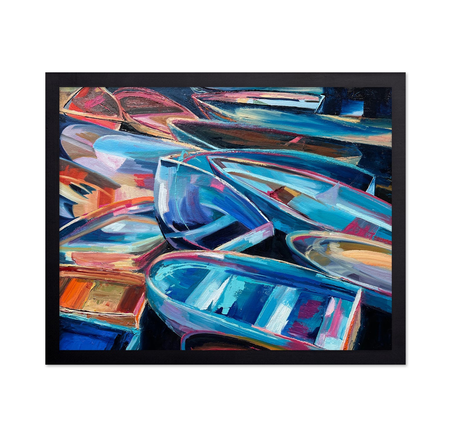 Colorful Boat Cluster