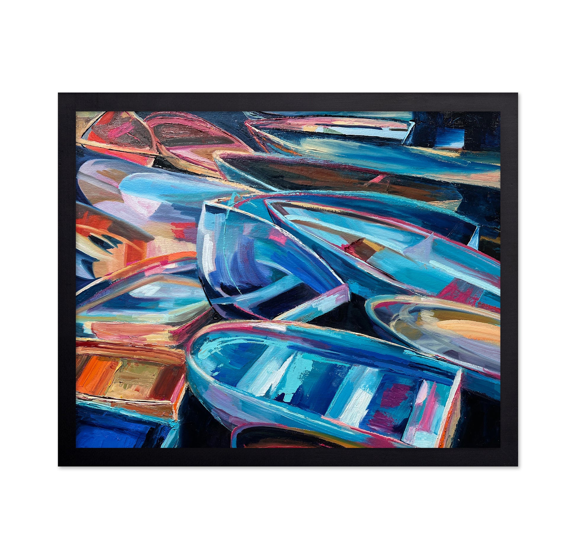 Colorful Boat Cluster