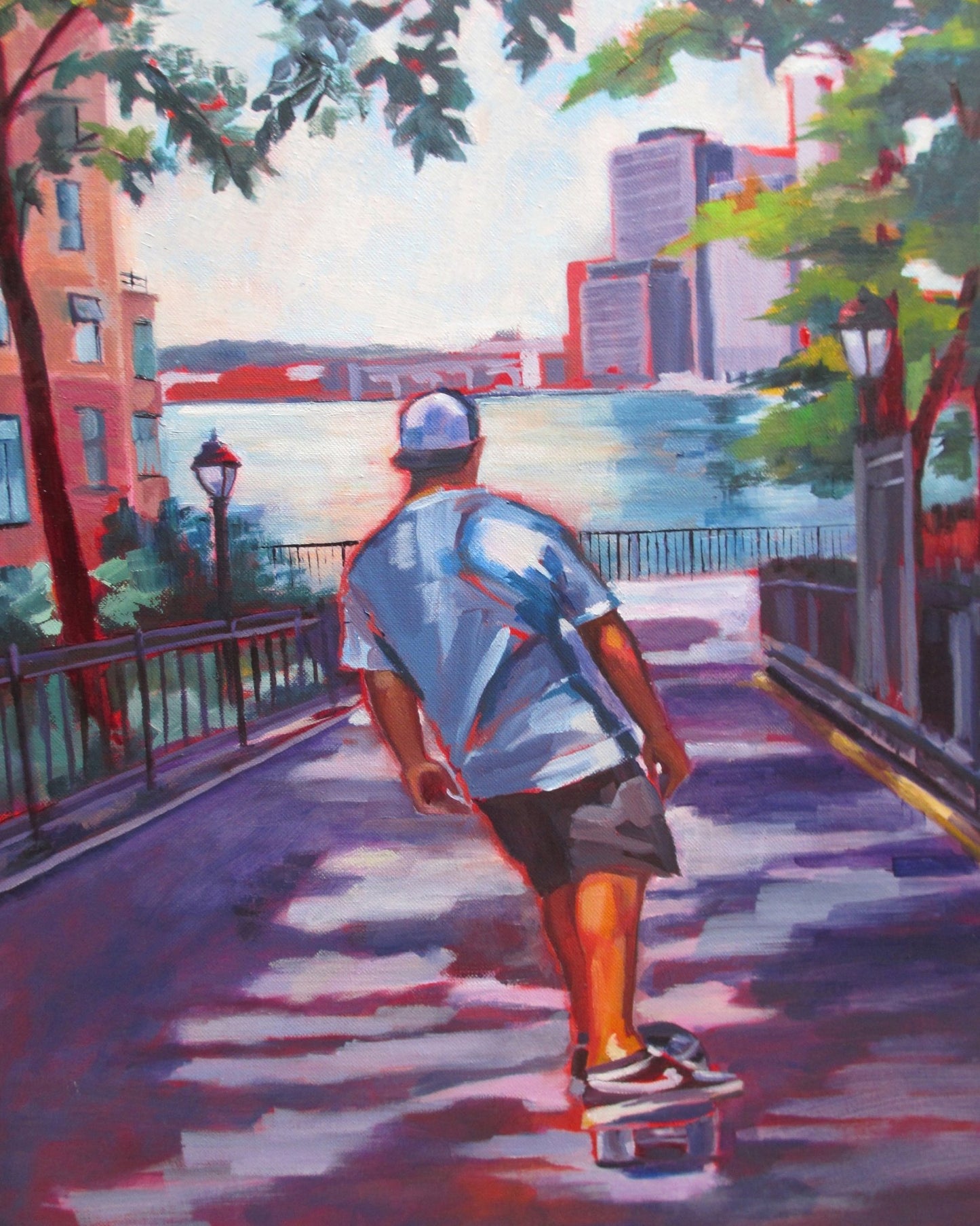 Skate Toward City