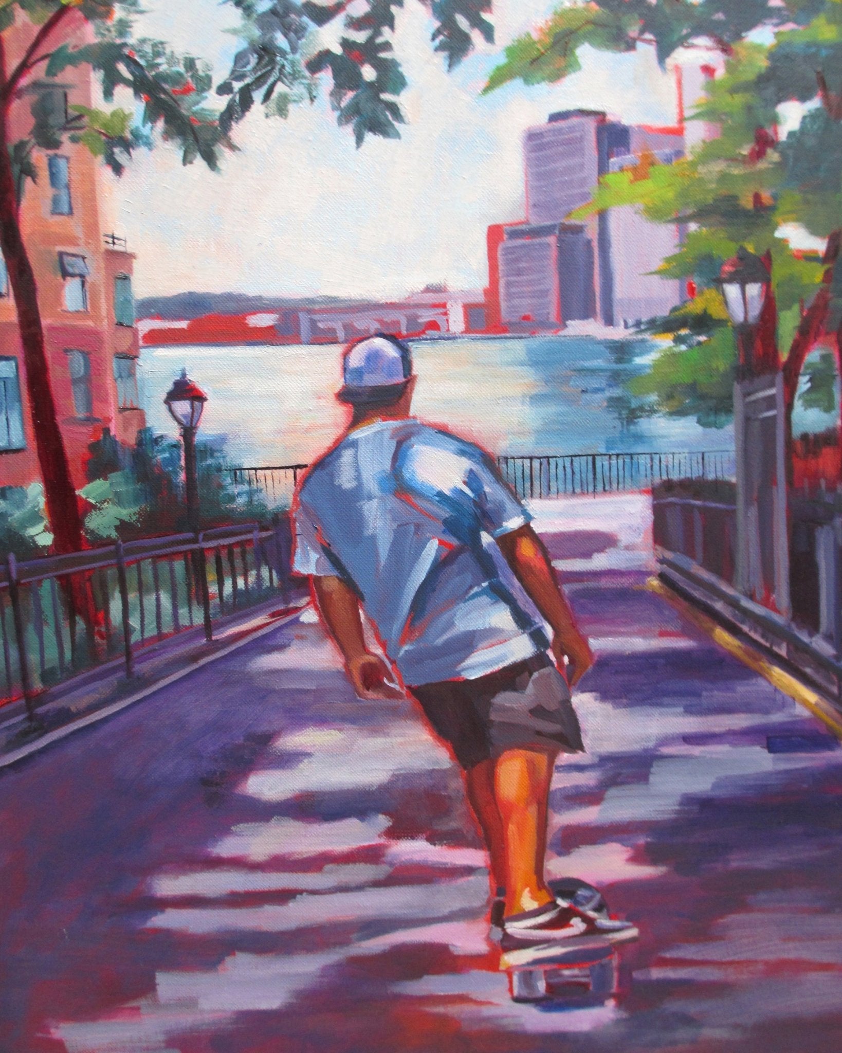 Skate Toward City