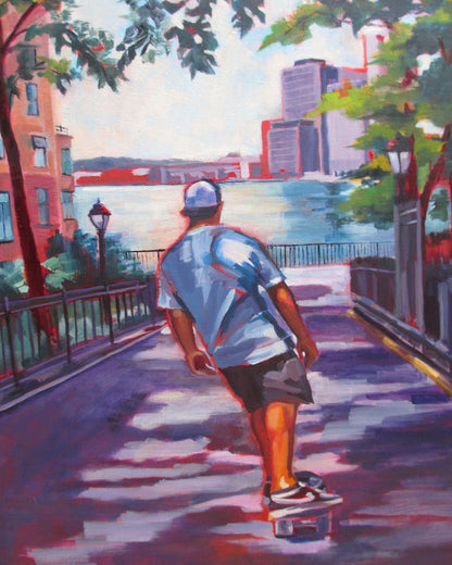 Skate Toward City
