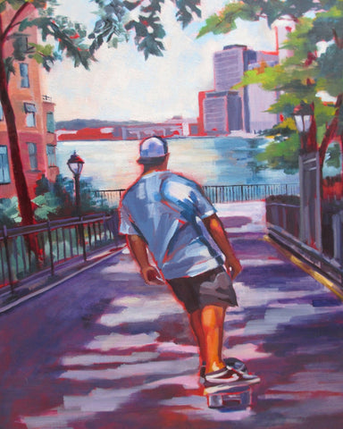 Skate Toward City