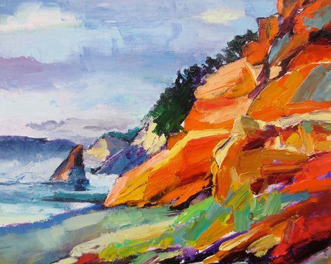 Oregon Coastal Cliffs No2