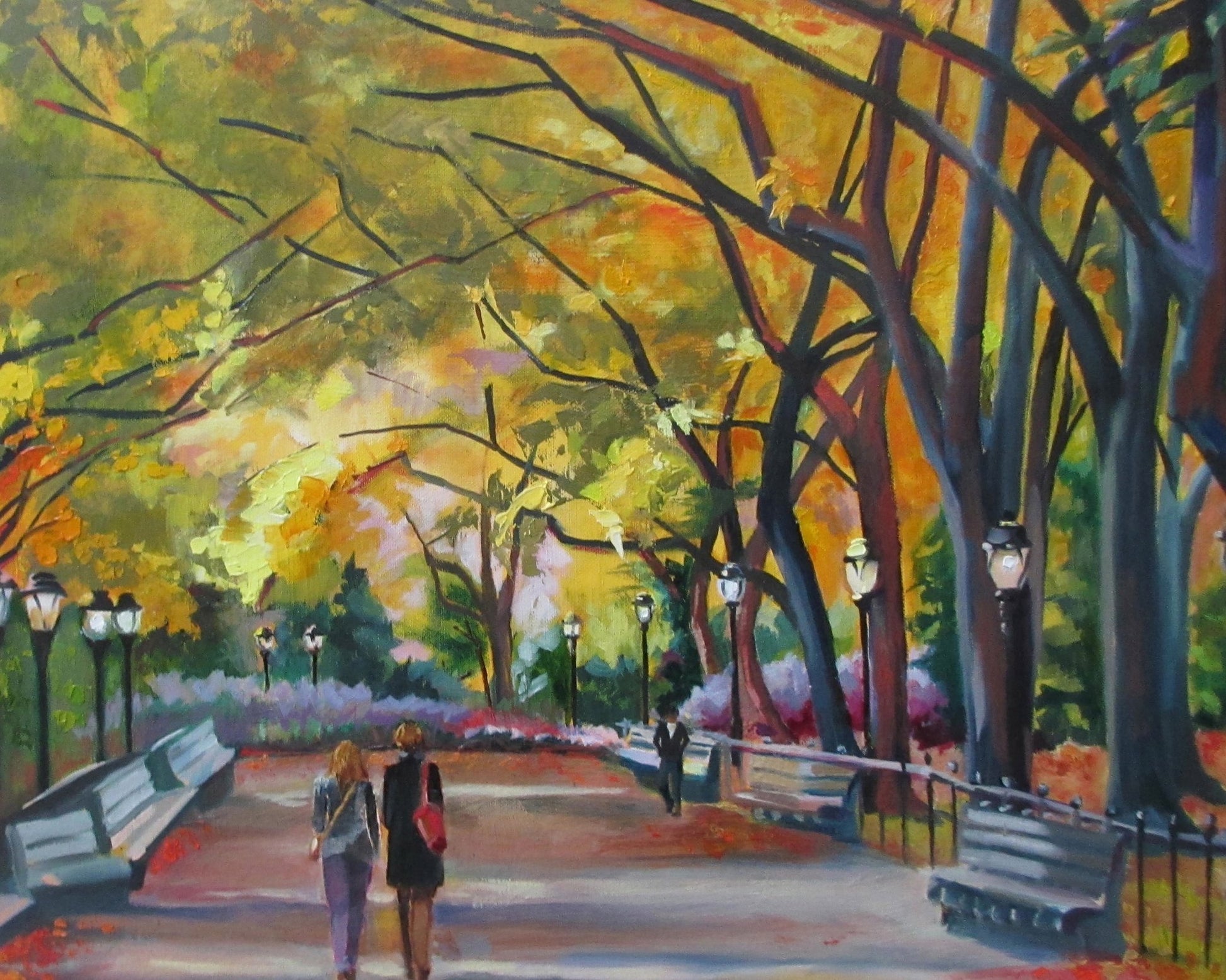 Autumn Park Walk