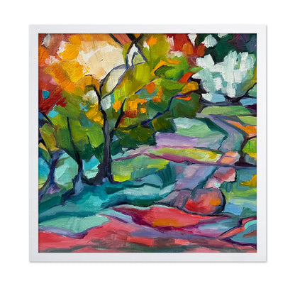 Colorful Forest Path