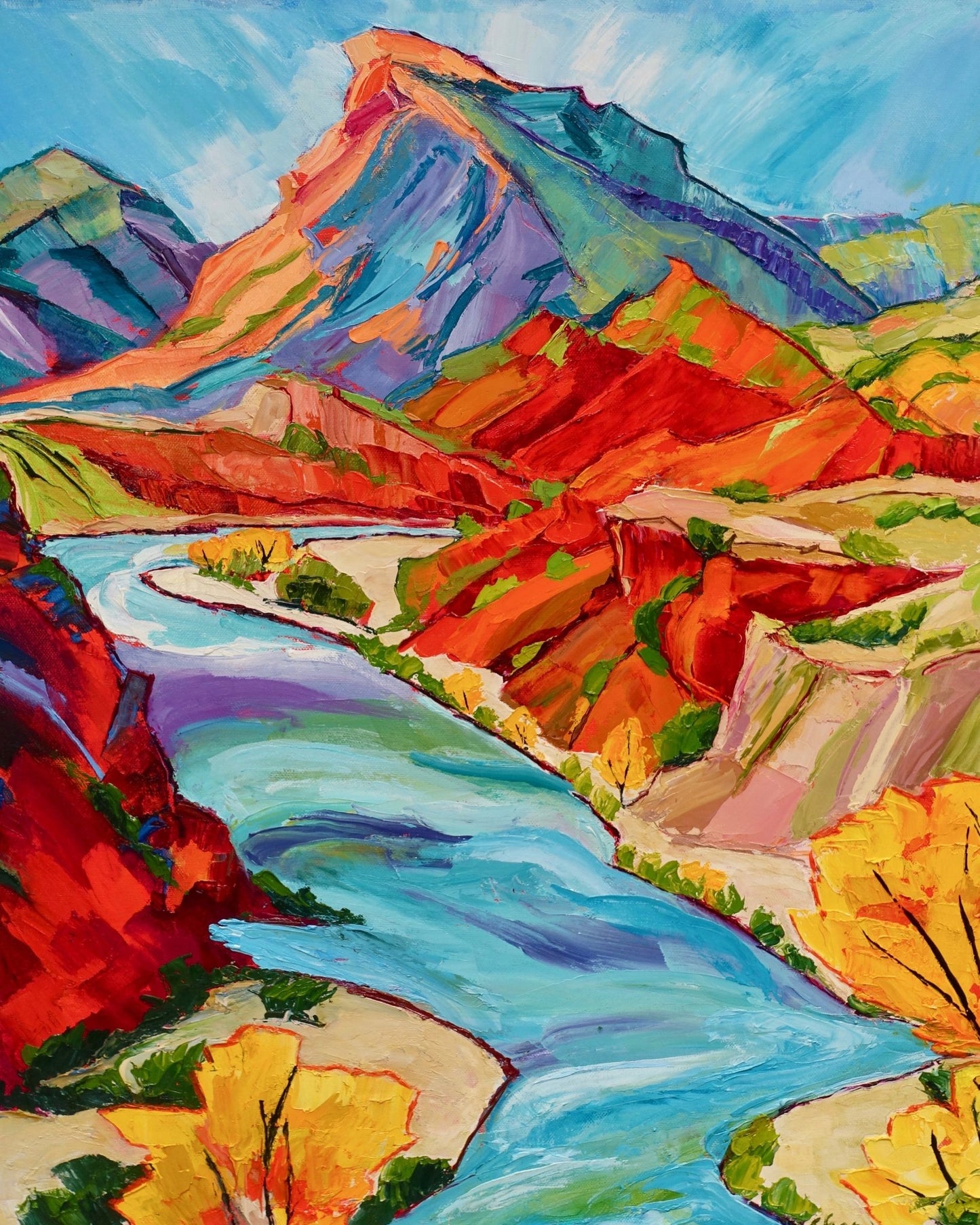 Desert River Canyon