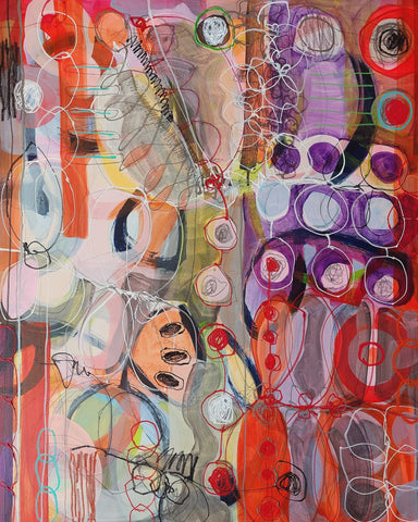 Abstract Faces And Circles