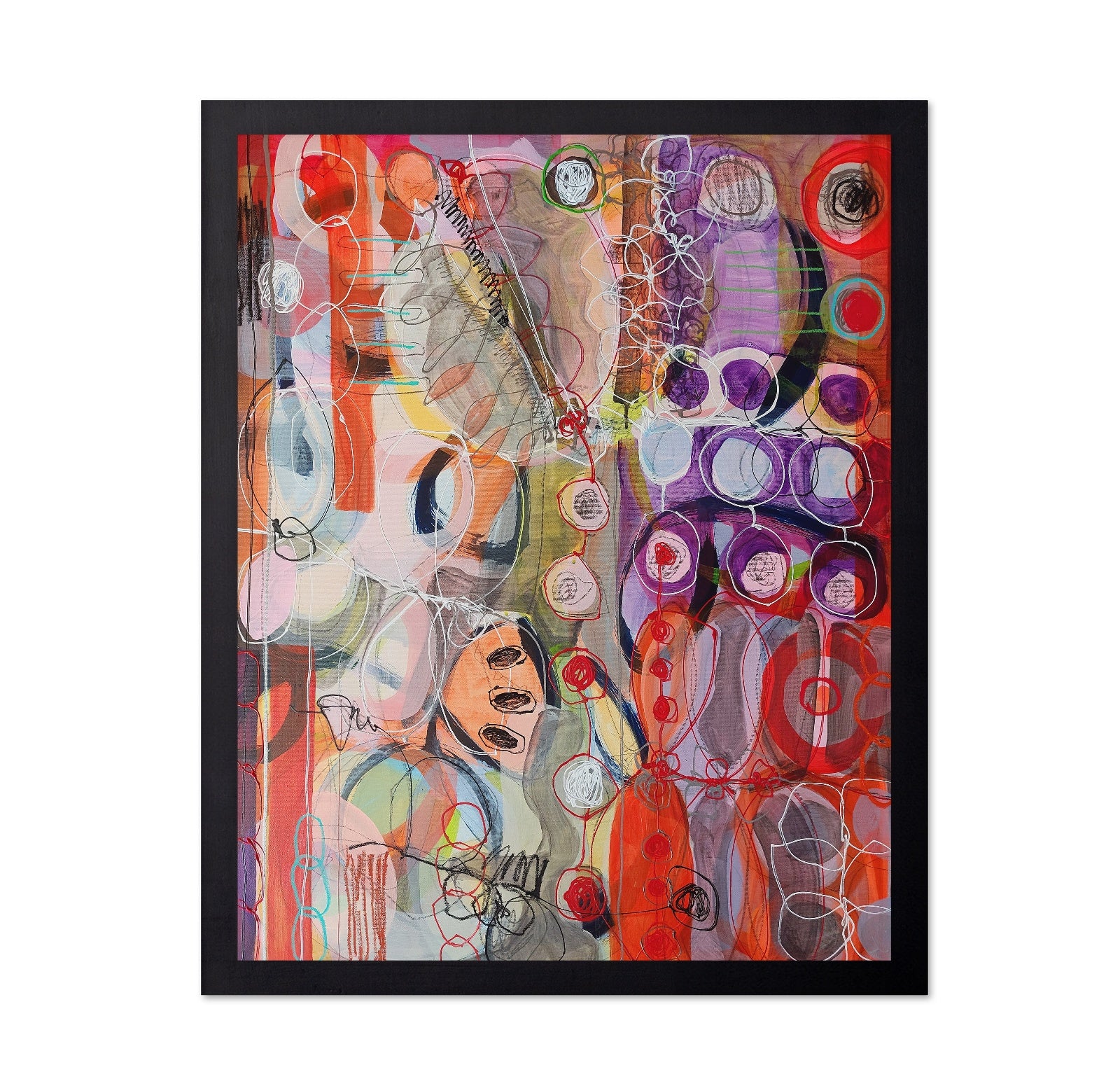 Abstract Faces And Circles