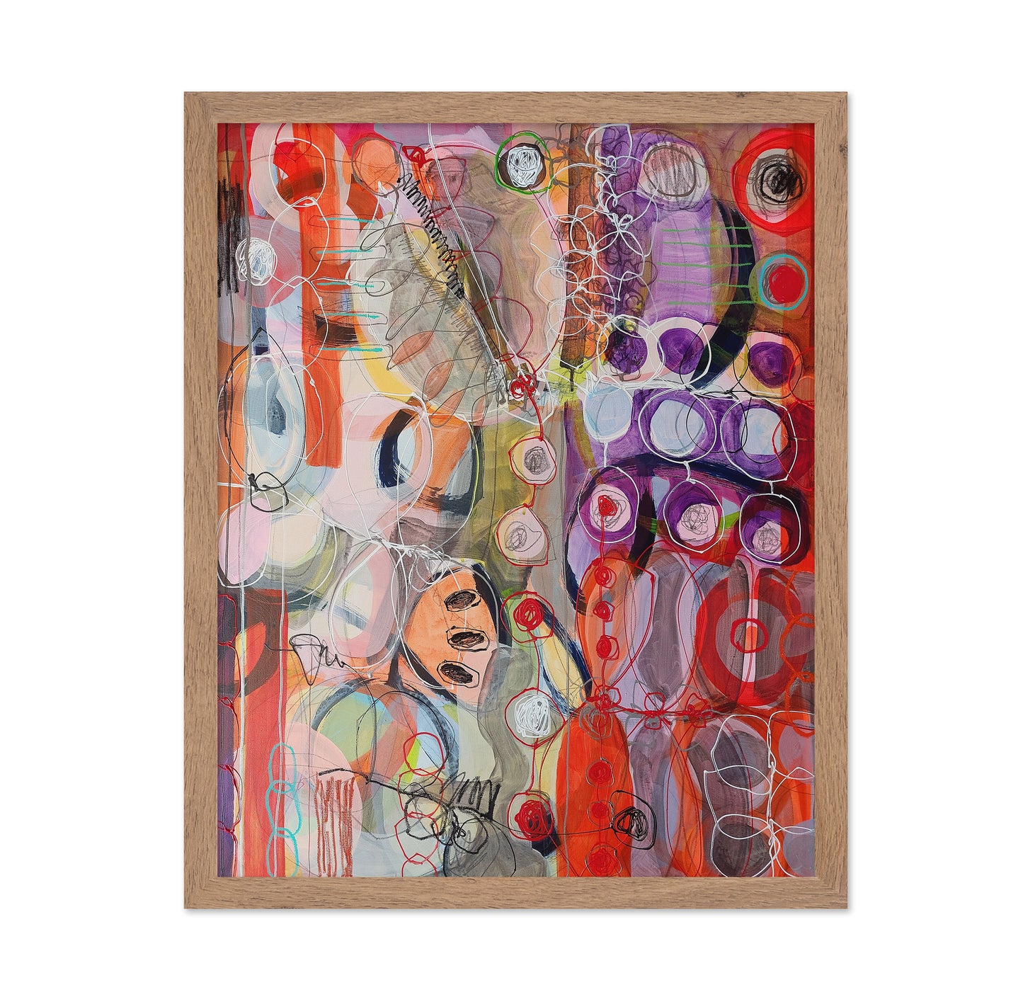 Abstract Faces And Circles