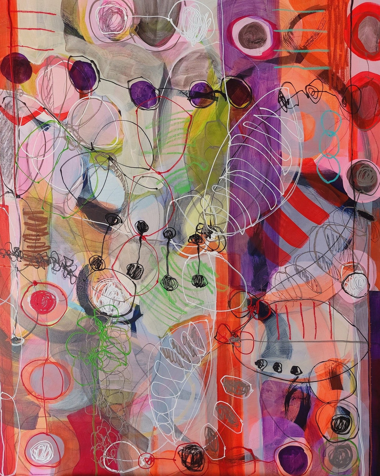 Abstract Circles And Lines