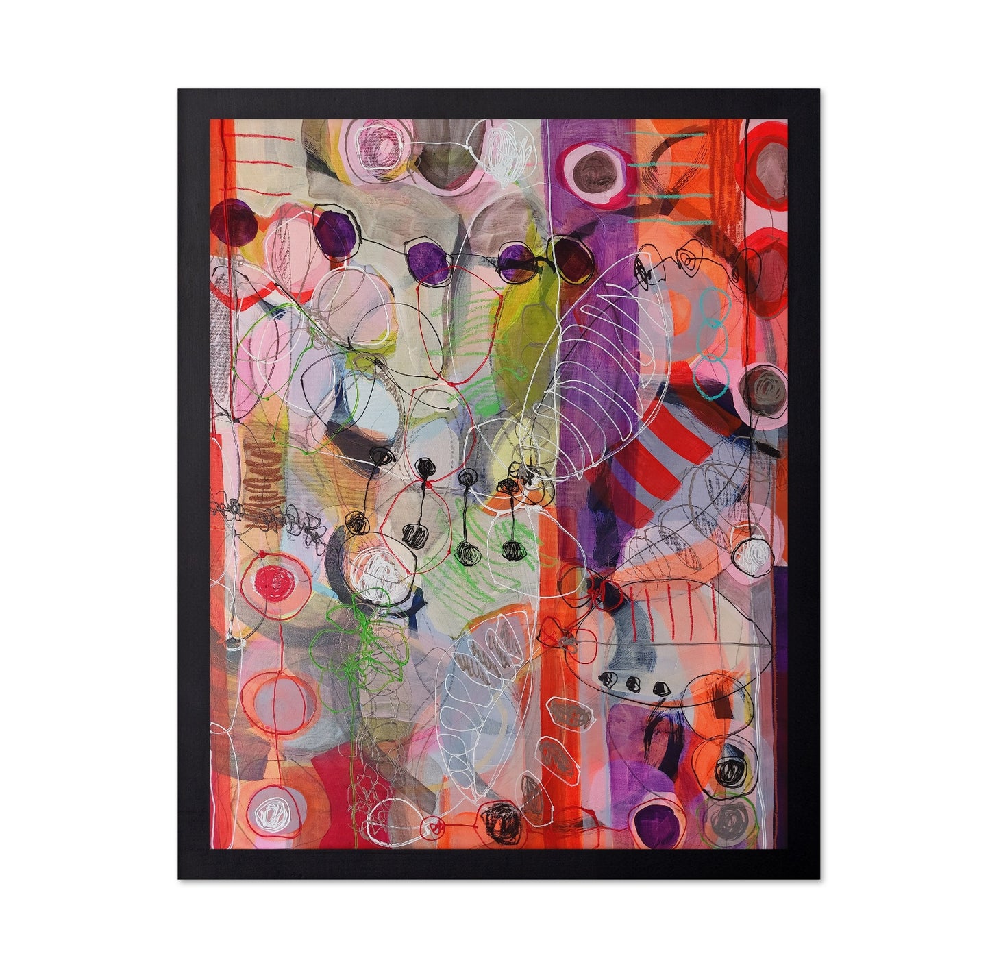 Abstract Circles And Lines
