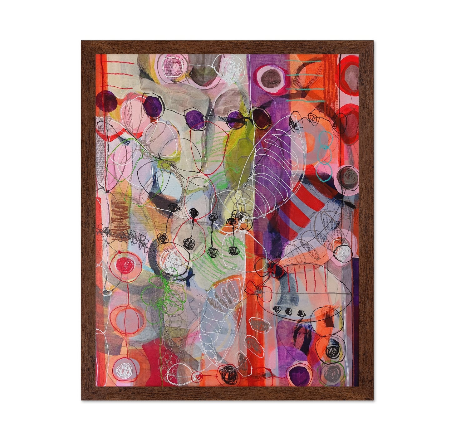 Abstract Circles And Lines