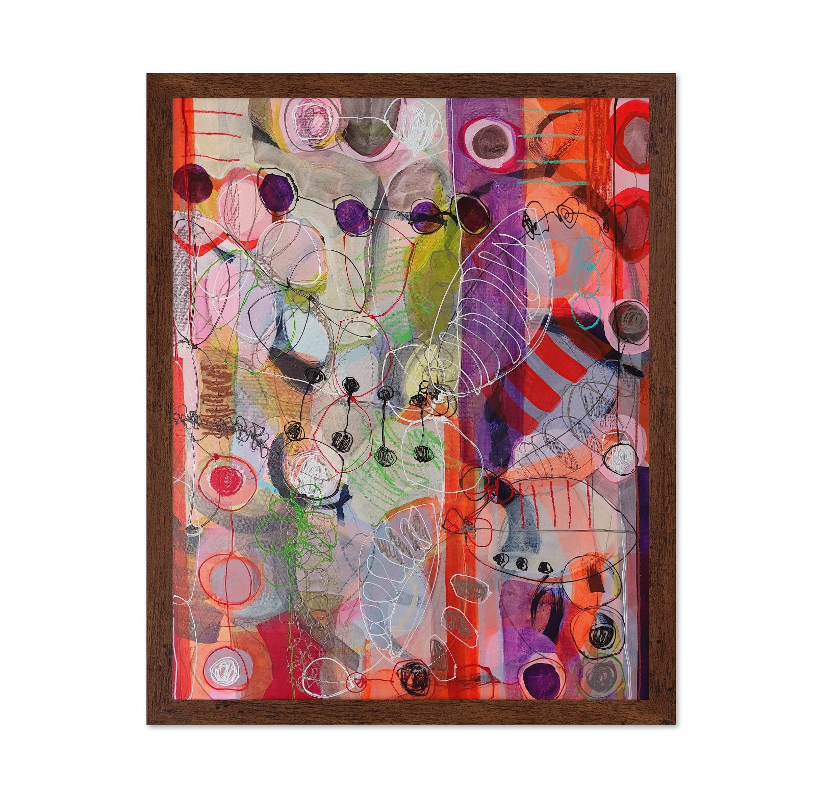 Abstract Circles And Lines