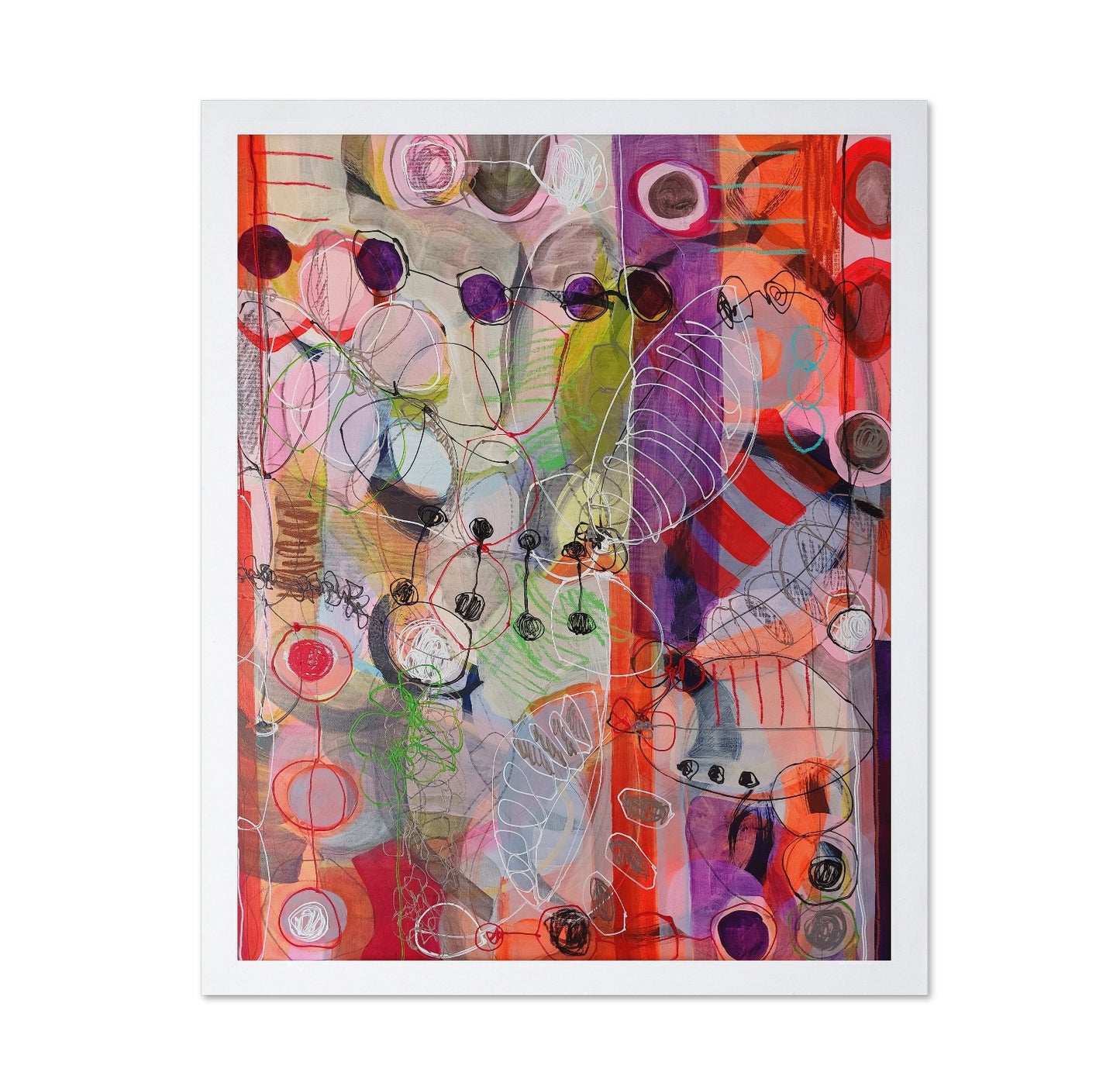 Abstract Circles And Lines