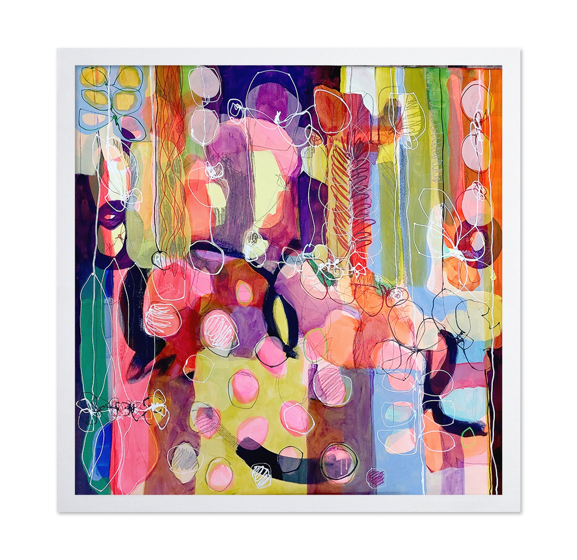 Abstract Colorful Composition