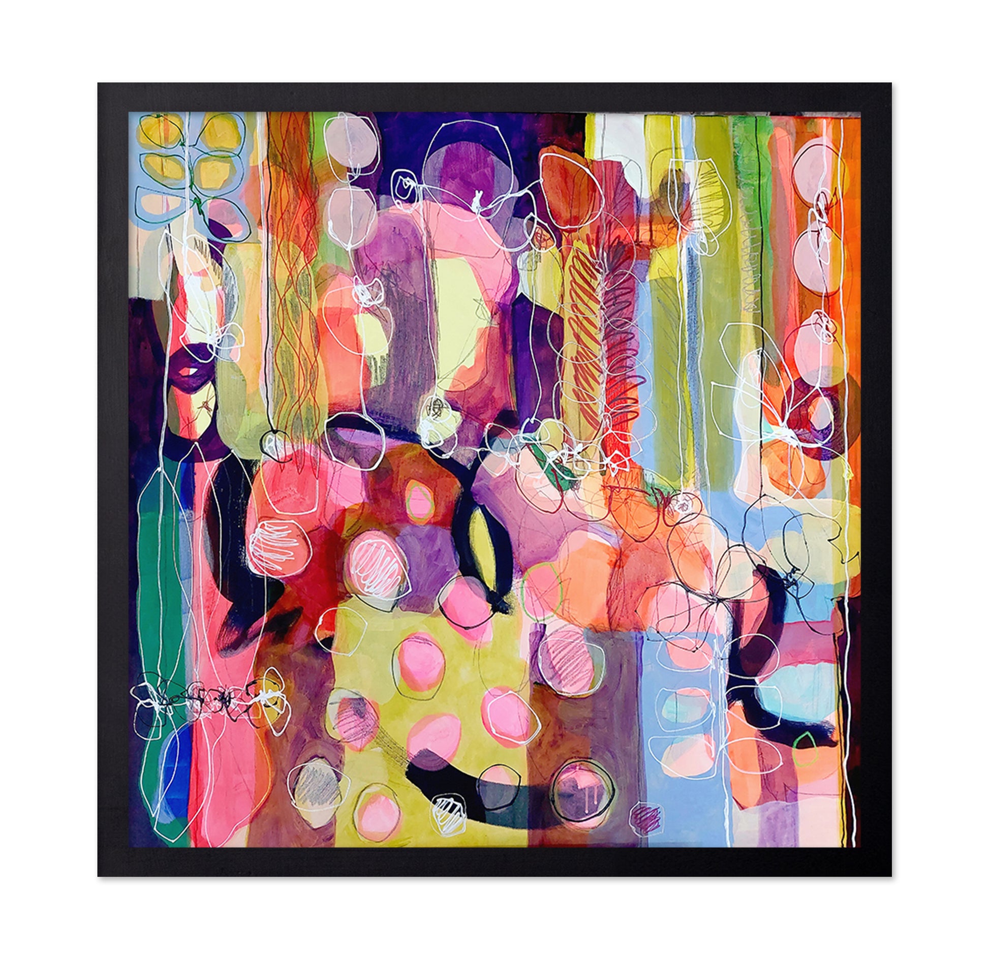 Abstract Colorful Composition