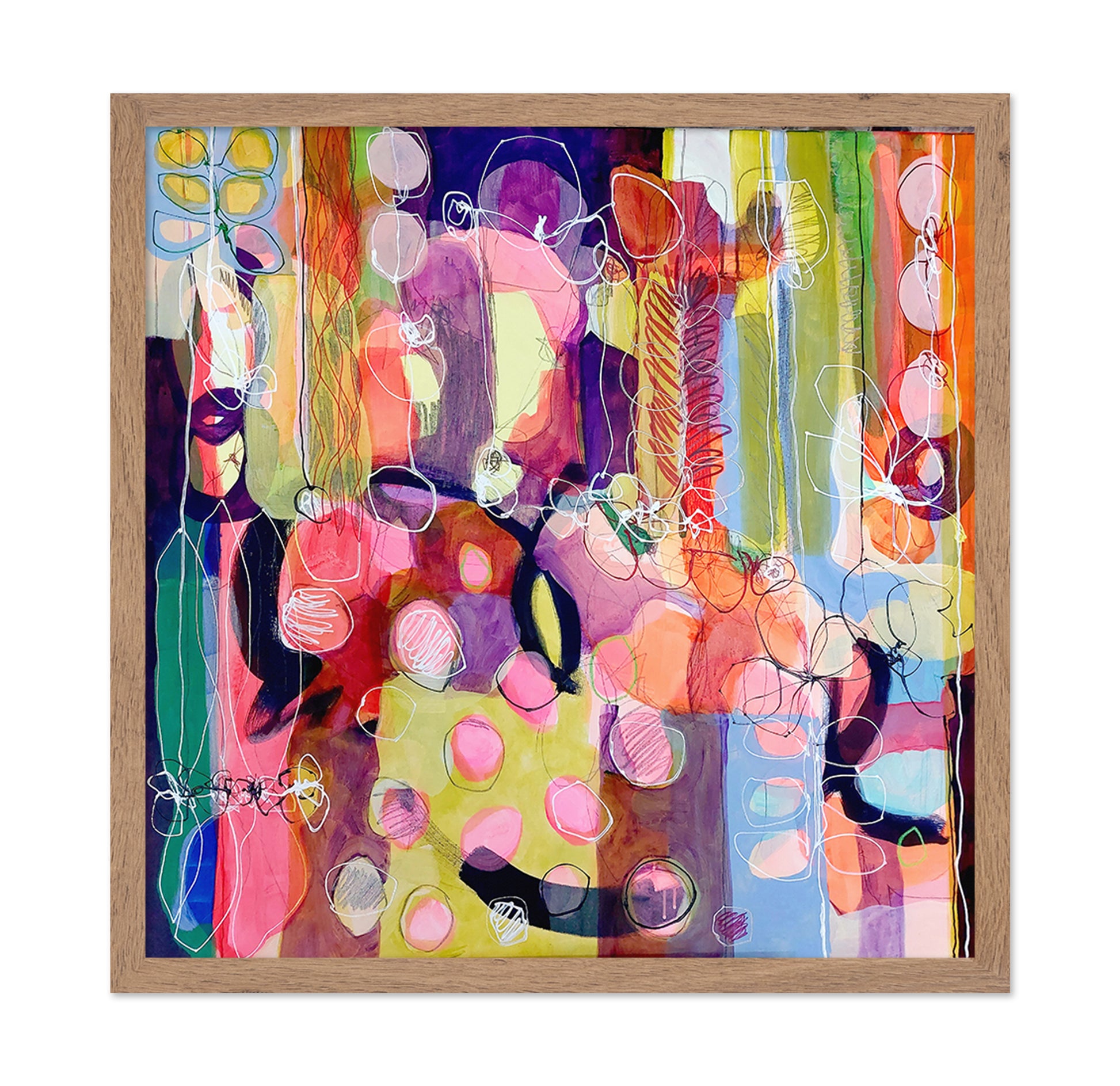 Abstract Colorful Composition