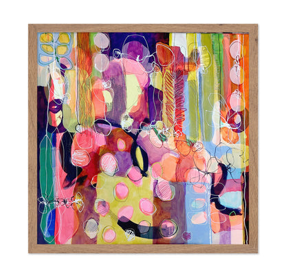 Abstract Colorful Composition