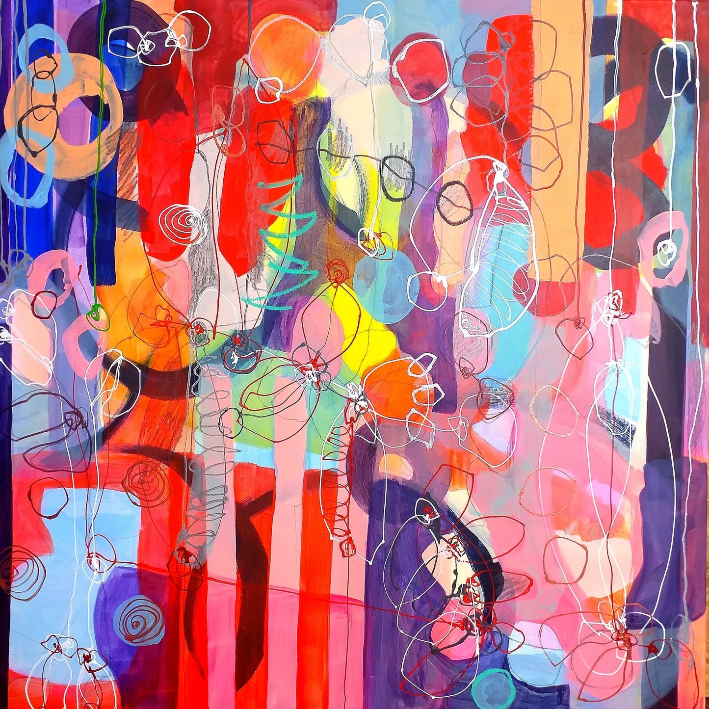 Abstract Vibrant Forms