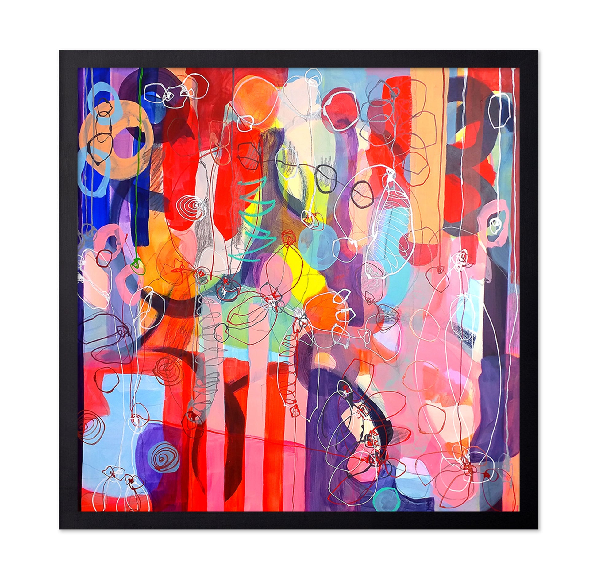 Abstract Vibrant Forms